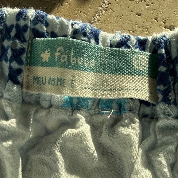 Fábula (by Farm Rio) Floral Blue Kids Matching Set - Picture 5 of 7